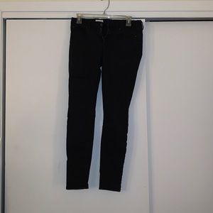 Gap black legging jeans size 27r